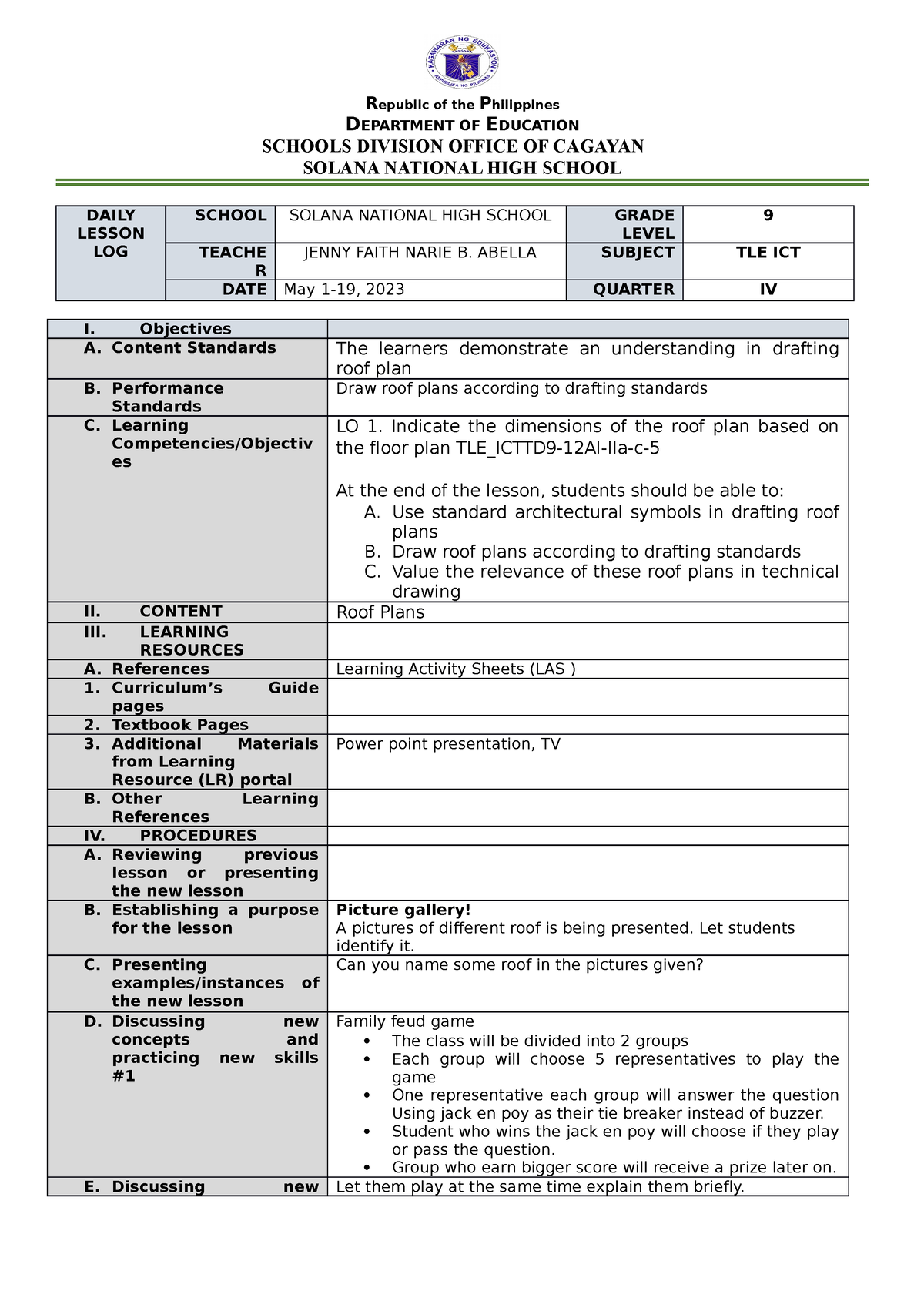 Methods of cooking poultry and game - Republic of the Philippines ...