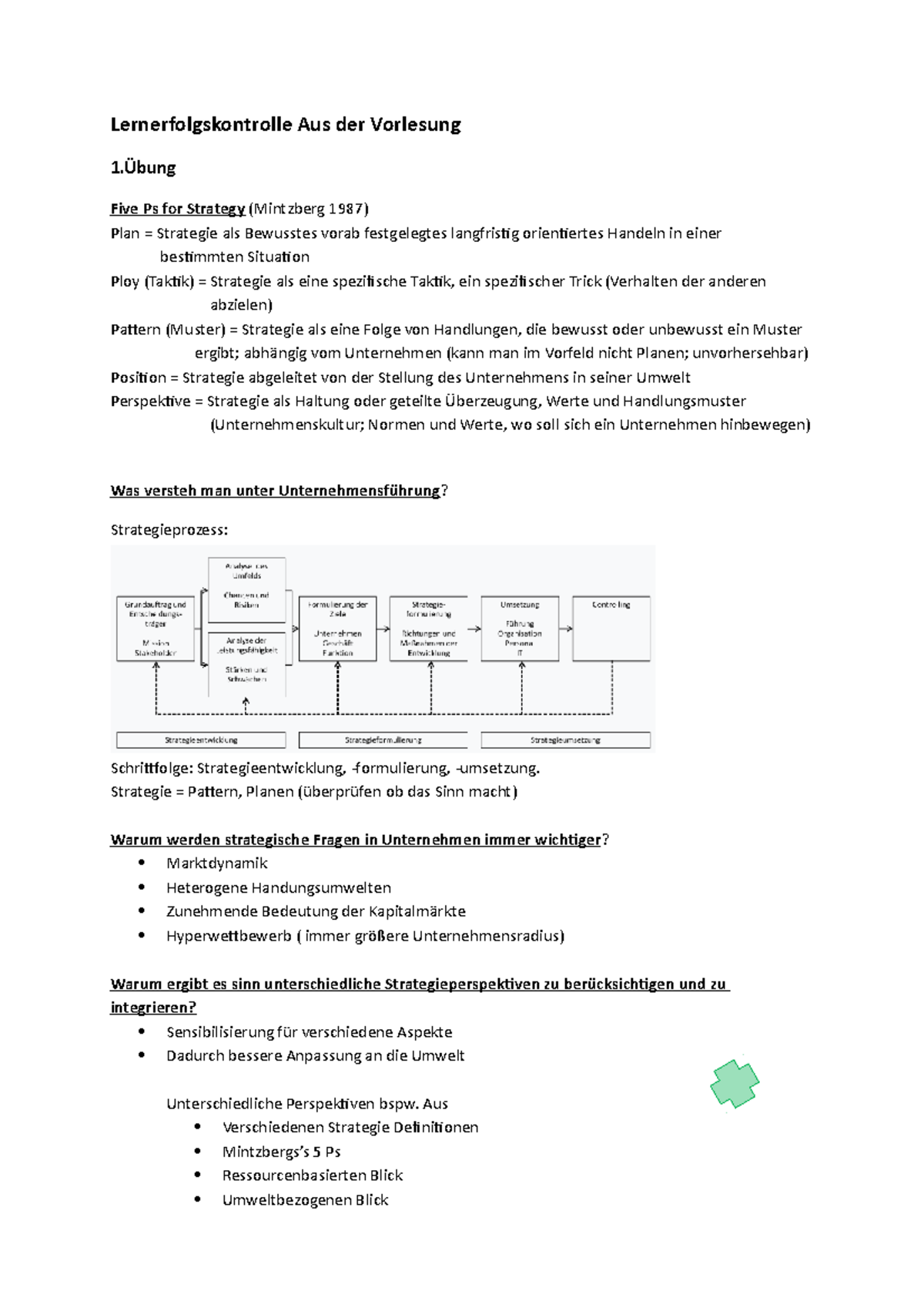 Probeklausur Wintersemester 2014/2015, Fragen Und Antworten ...