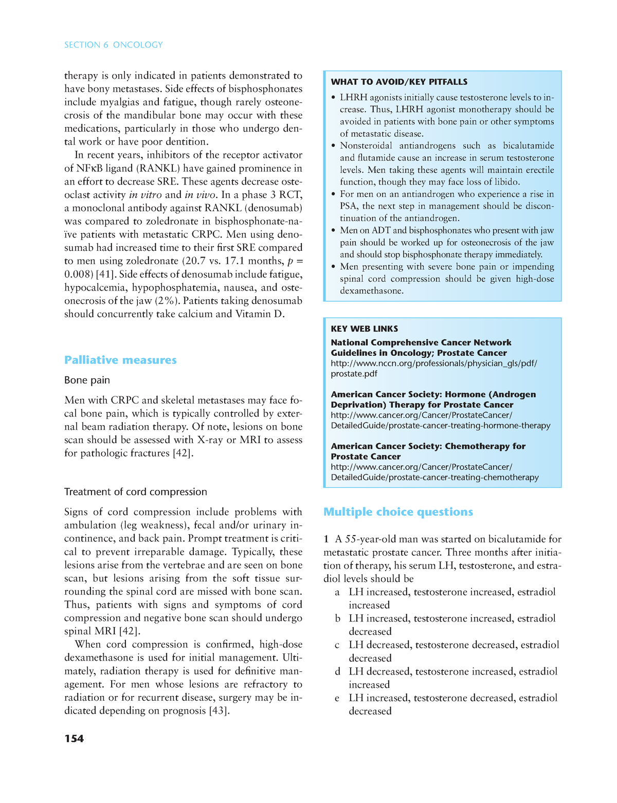 Urology-56 - Urology - SECTION 6 ONCOLOGY 154 Multiple choice questions ...