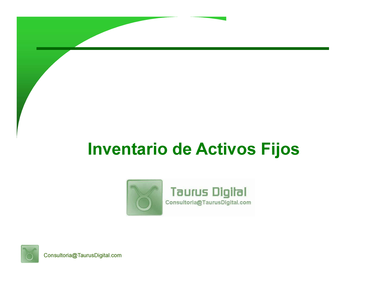 Presentacion Presentación De Un Proyecto De Inventarios Inventario De Activos Fijos Agenda 3 0075