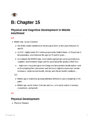 Chapter 16 of Developmental Psychology - / B: Chapter 16 Psychosocial ...
