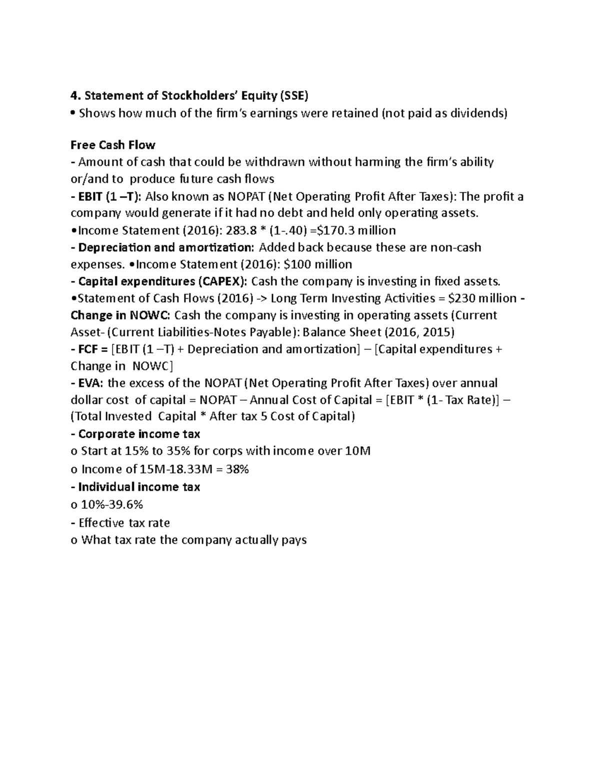 4. Statement Of Stockholders’ Equity Lecture Notes - Statement Of ...