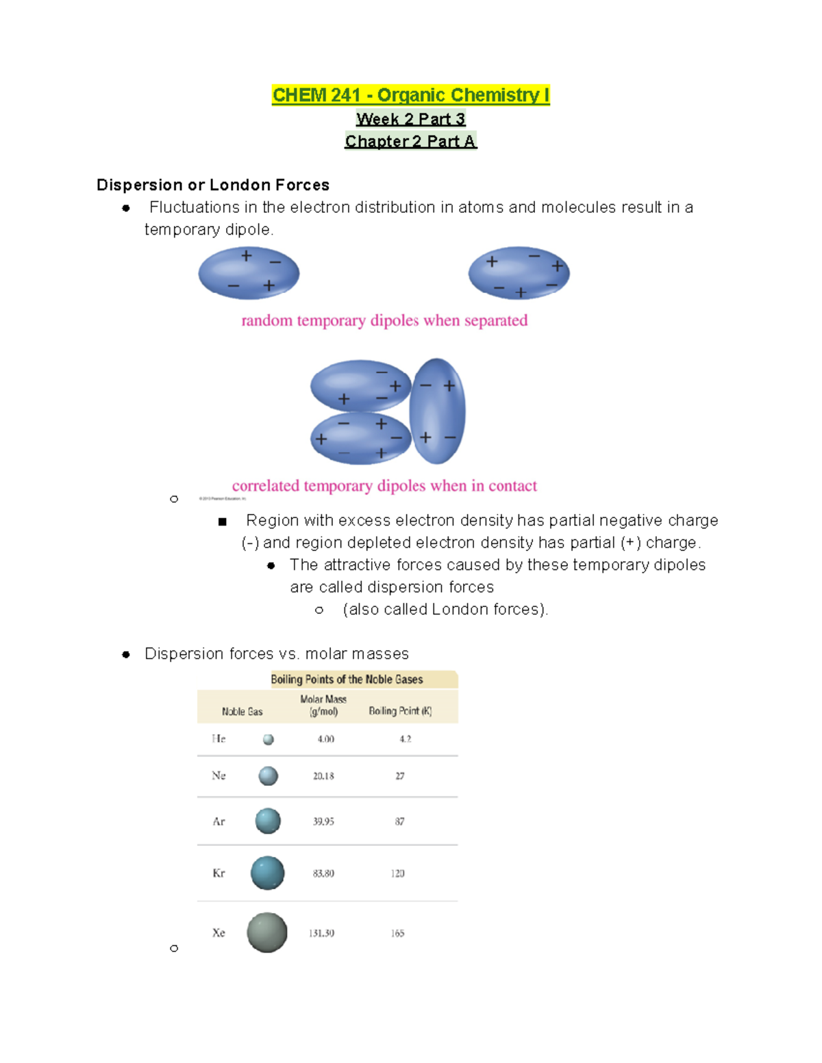 CHEM 241 Lecture Notes Week 2 Part 3 - Chapter 2 Part A Notes - CHEM ...