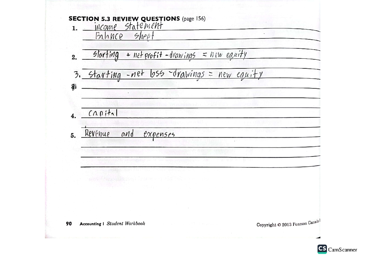 accounting 1 7th eddtion 5.2 - BUSI1130 - CamScanner CamScanner - Studocu