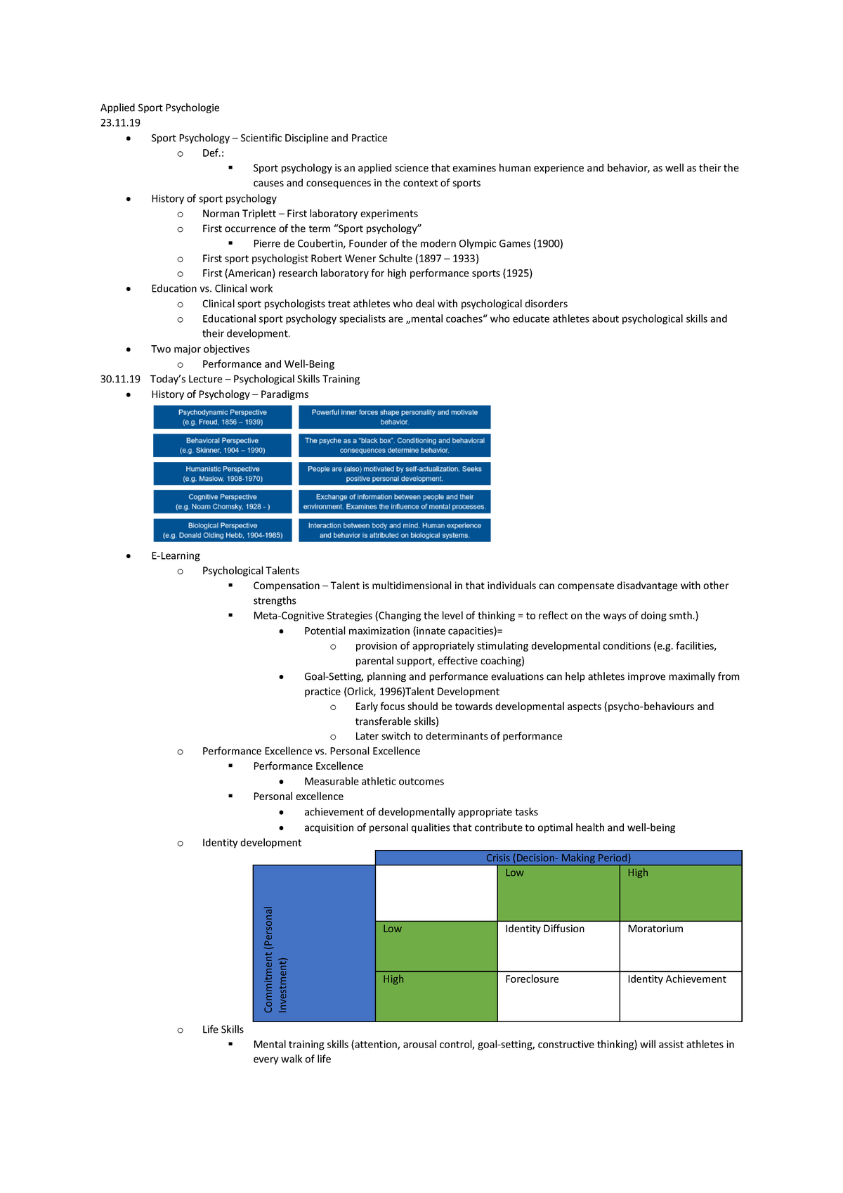 Vorlesung Sportpsychologie - Warning: TT: Undefined Function: 32 ...