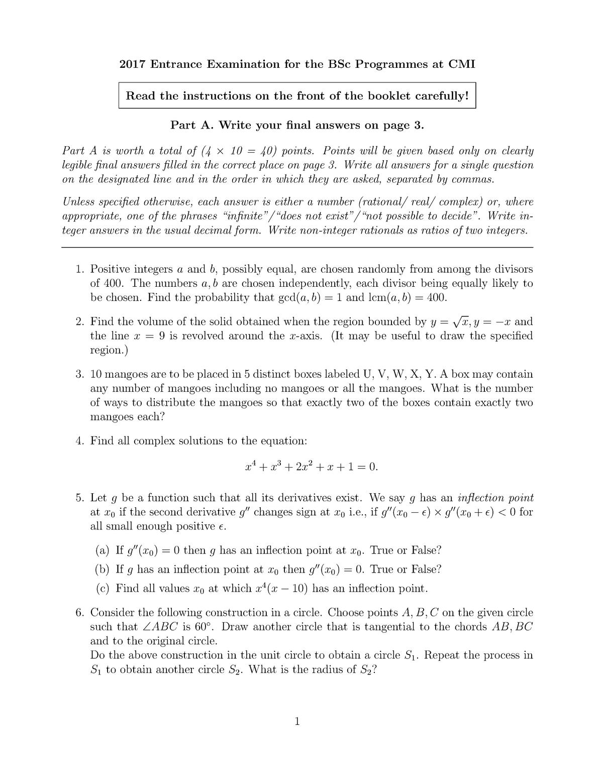 Ugmath 17 The Syllabus Of Math In 17 Studocu