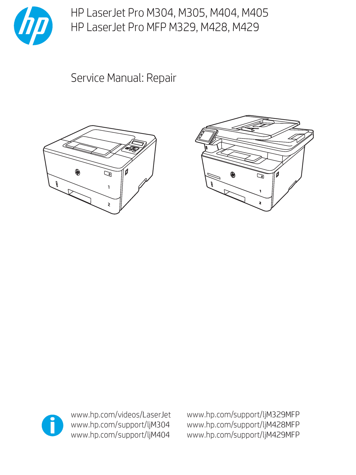 Hp 304,305,404,405 Service Manual Repair - Service Manual: Repair HP ...