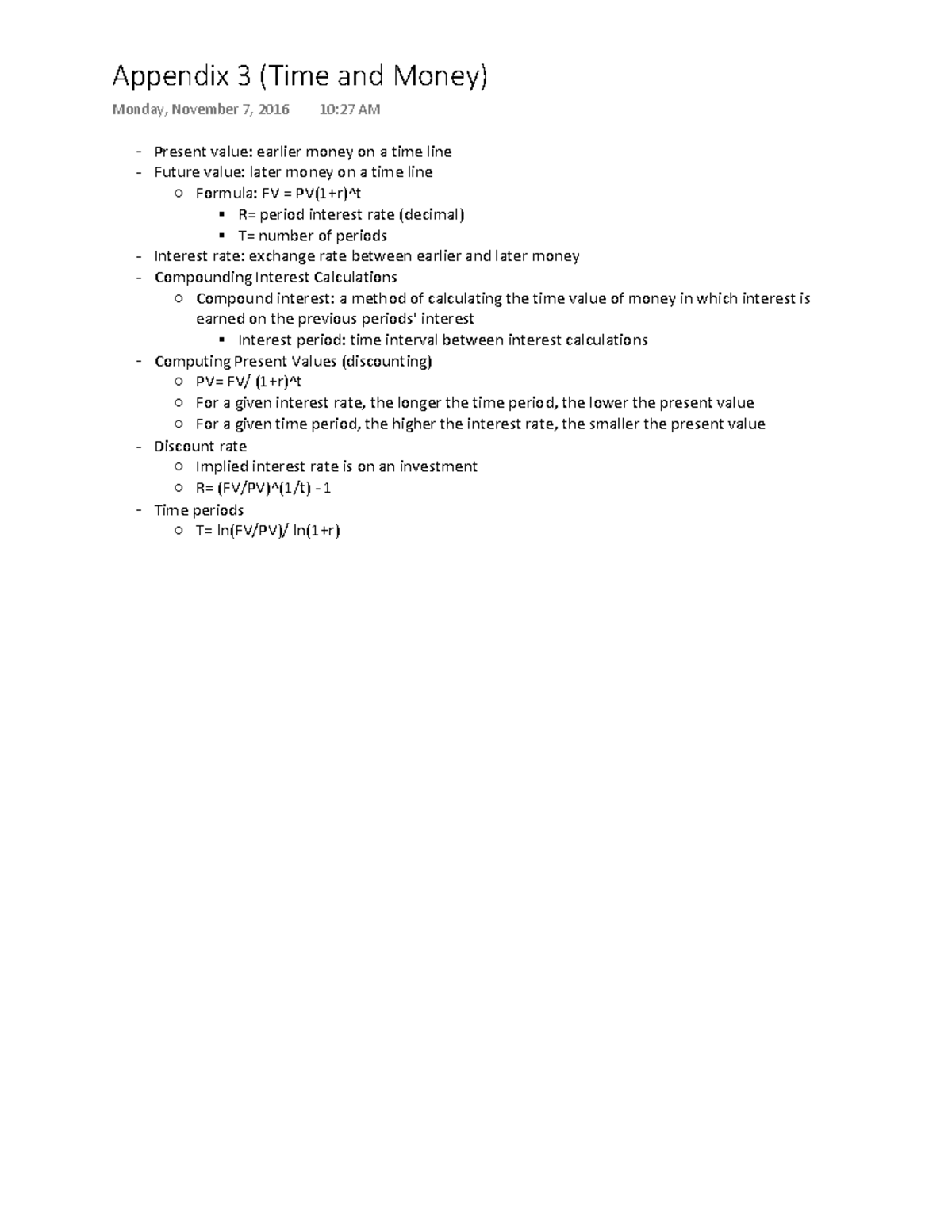 Appendix 3 - Summary Cornerstones of Financial Accounting - Appendix 3 ...