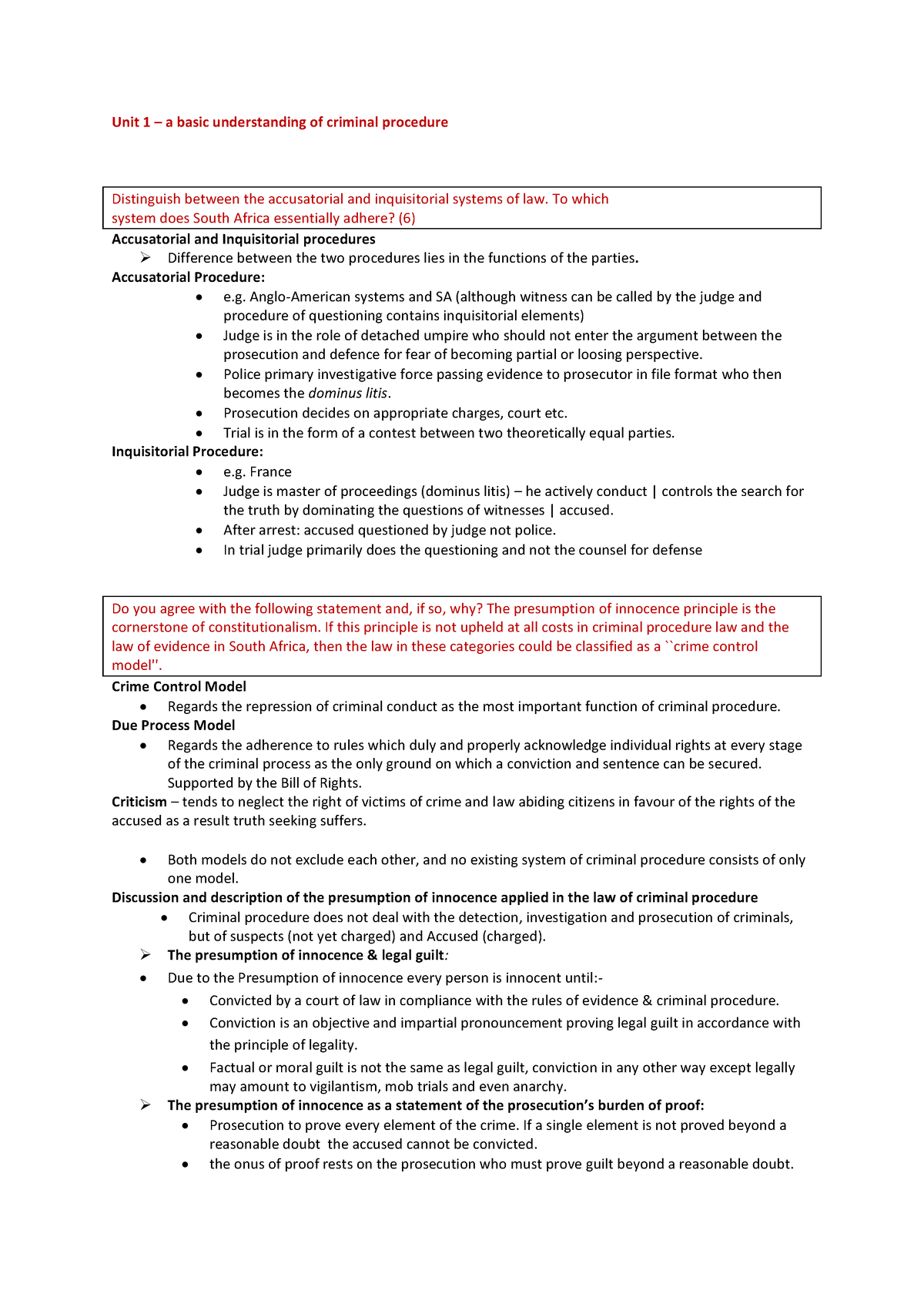 CPR3701 Exam Pack Question-and Answer - Unit 1 – A Basic Understanding ...