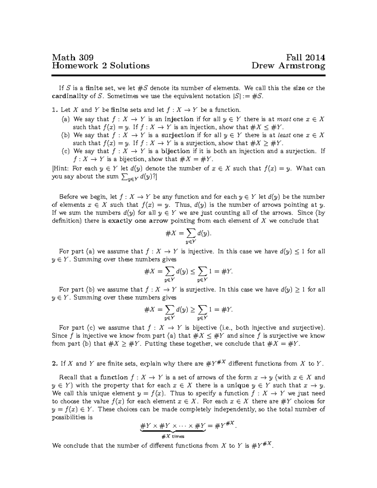 Fall 14, Hw 2, Sol - Homework - Math 309 Fall 2014 Homework 2 Solutions ...