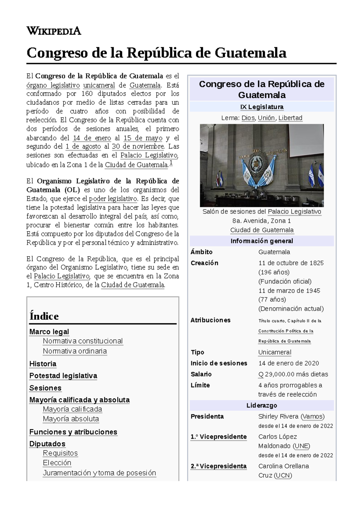 Congreso de la República de Guatemala - Congreso de la República de ...