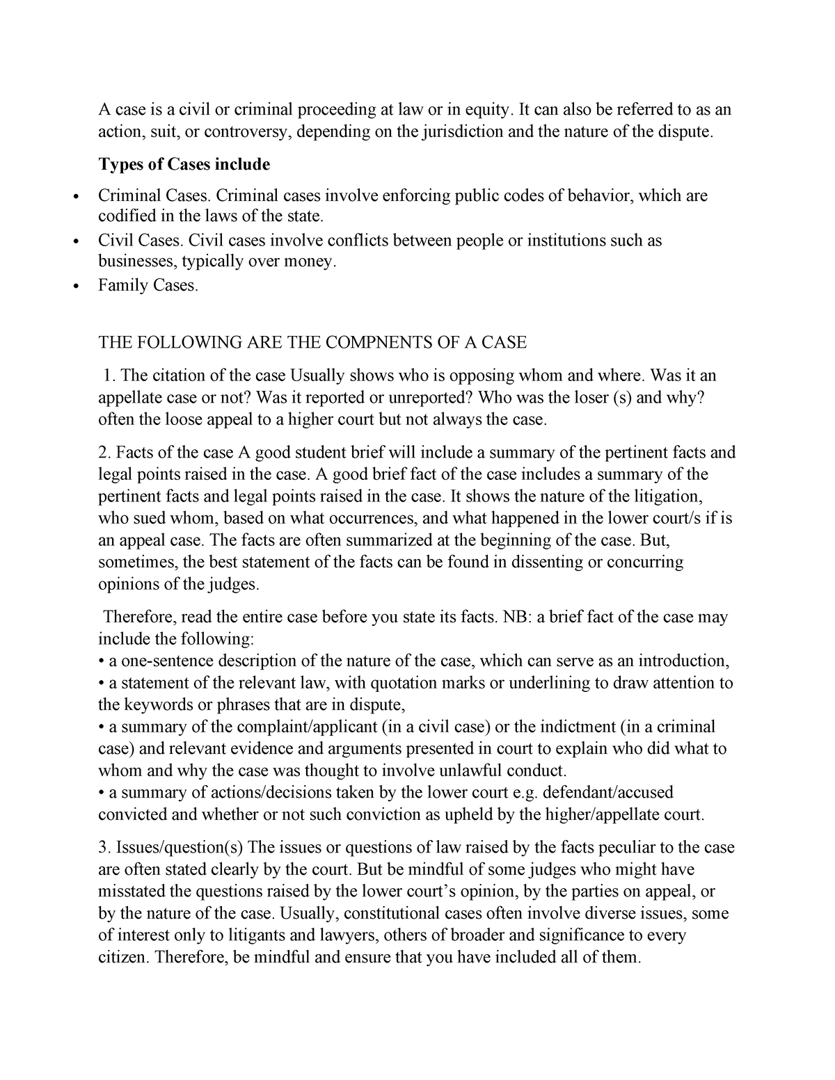 compnents-of-a-case-discussion-on-the-components-of-a-case-a-case