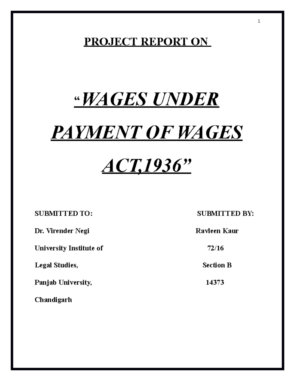 payment-of-wages-act-project-report-on-wages-under-payment-of-wages