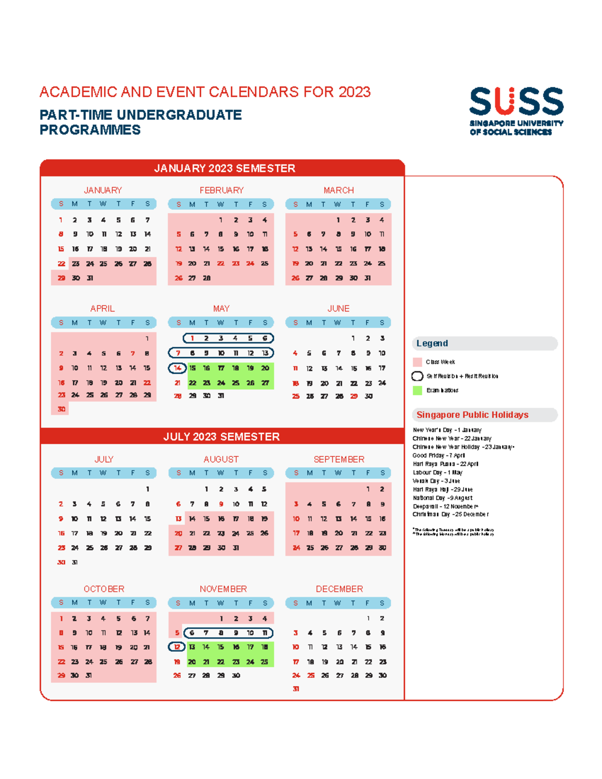 2025 – 2025 Undergraduate Academic Calendar Concordia