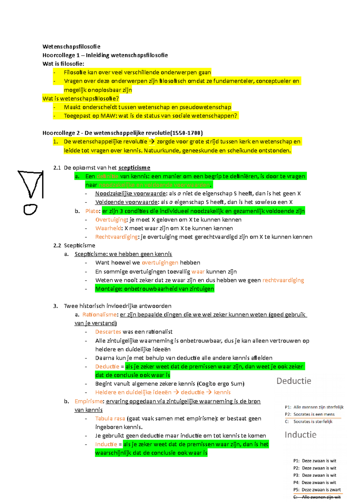 Wetenschapsfilosofie - Wetenschapsfilosofie Hoorcollege 1 – Inleiding ...