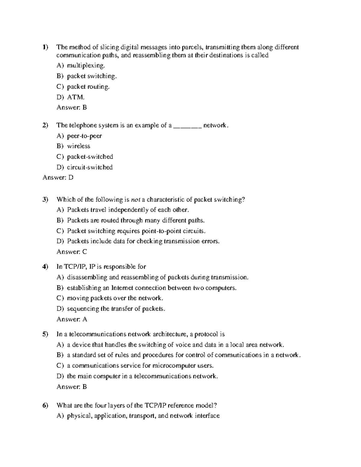 Sample Question 7-8-9 - Practice materials for MCS 2020 - 1) The method ...