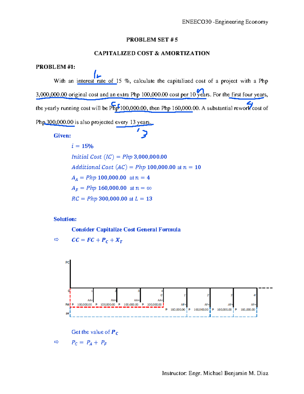 Problem Set 5 With Solution Capitalized Cost Amortization BS