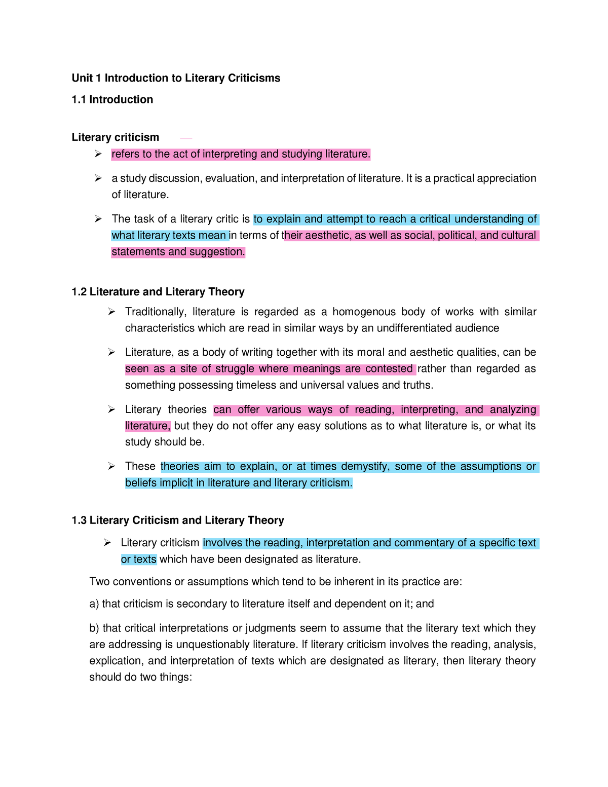 essay on criticism part 1 summary