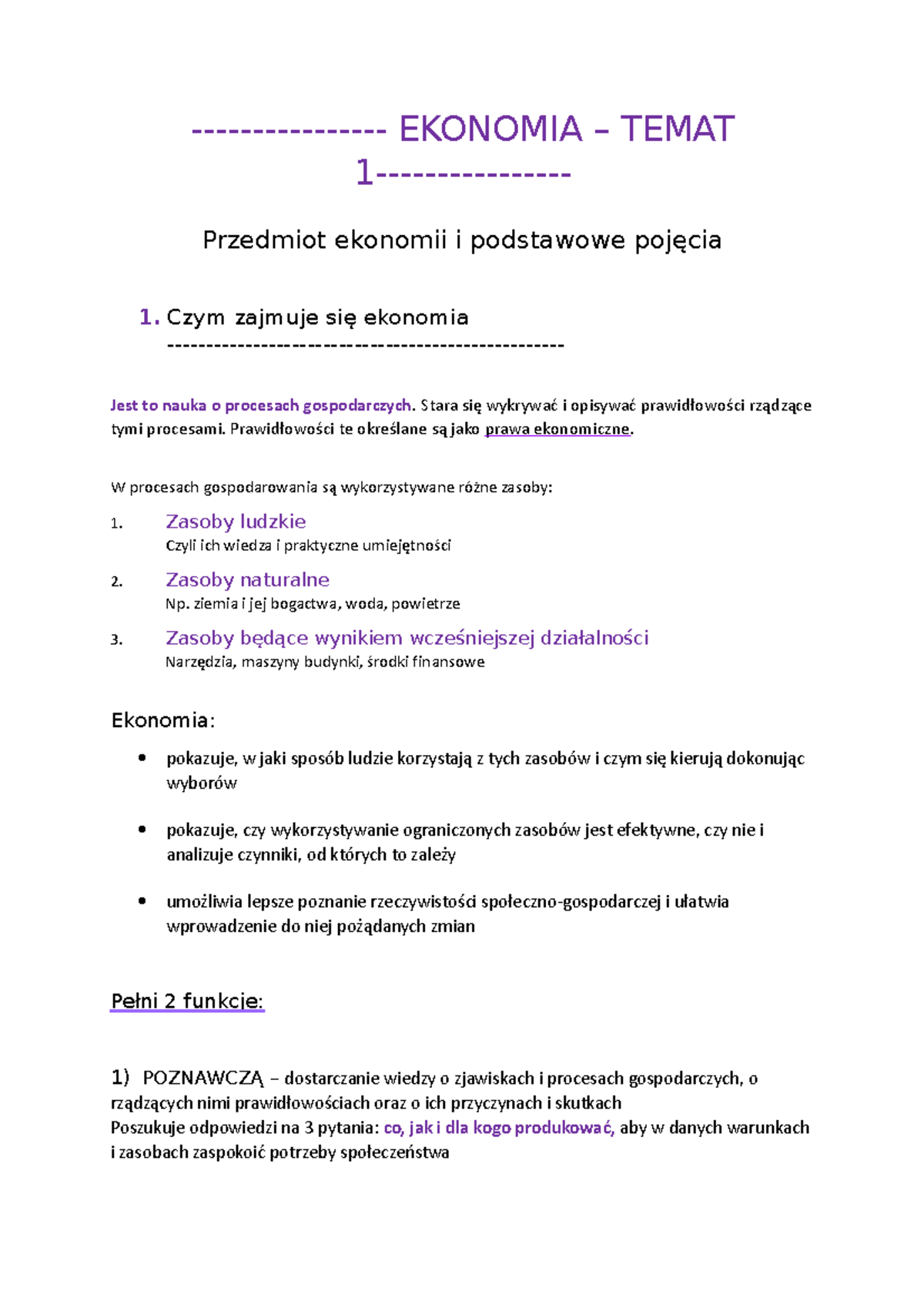 Milewski Kwiatkowski Podstawy Ekonomii ćwiczenia I Zadania Pdf
