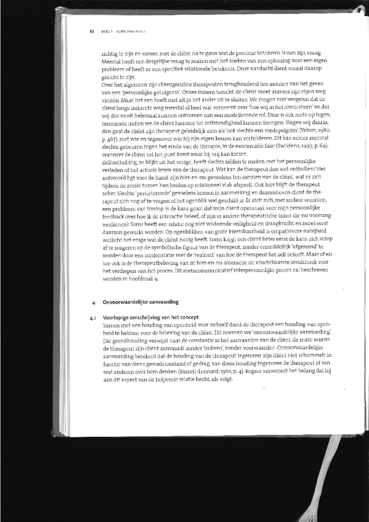 Handboek gesprekstherapie - Authenticiteit en aanvaarding ...