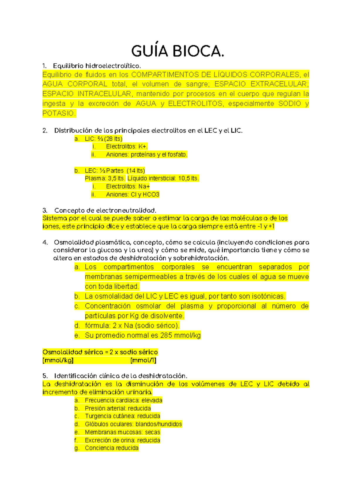 GUÍA Bioca - Guías para examenes - GUÍA BIOCA. Equilibrio ...
