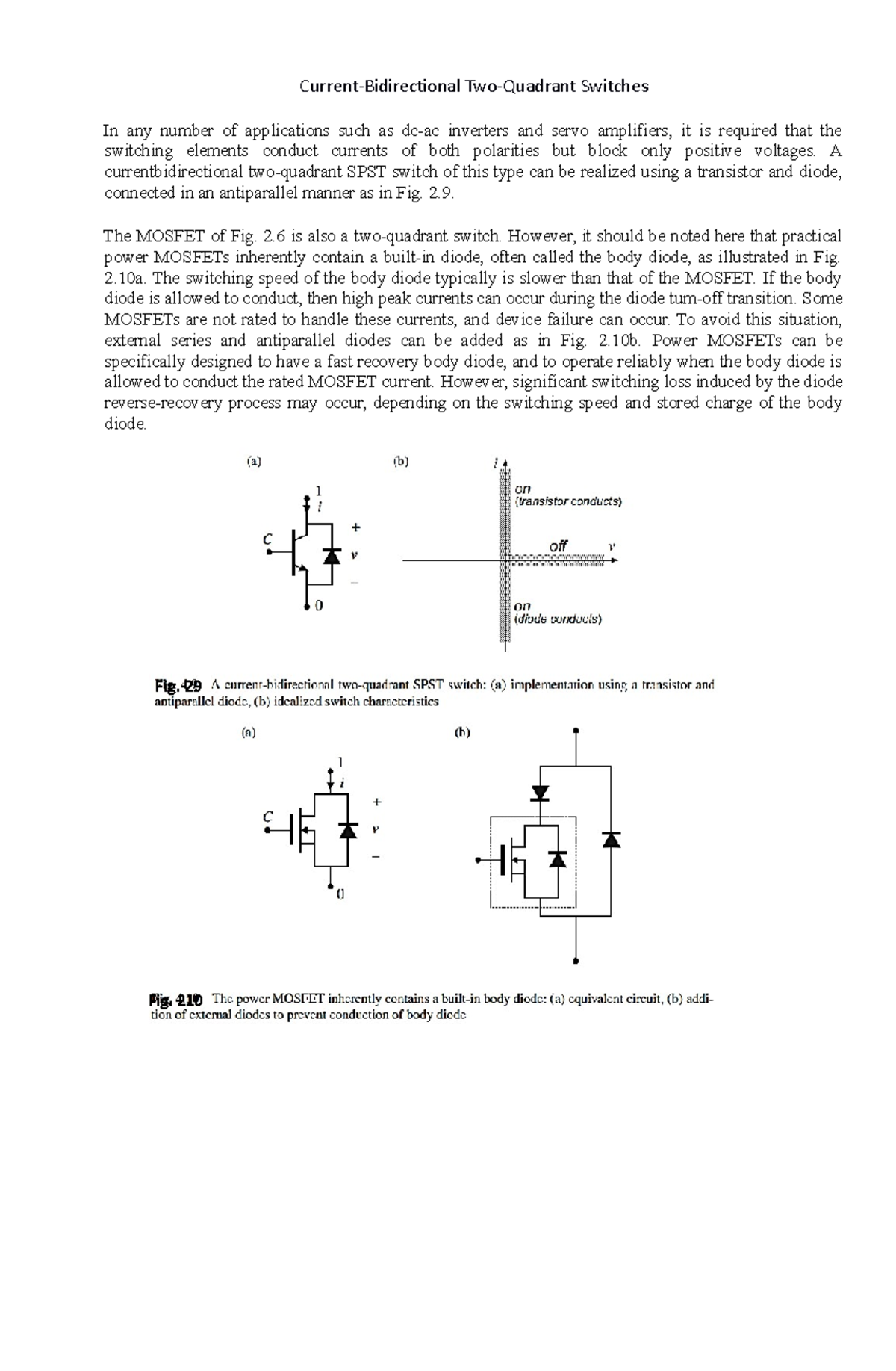 Current-Bidirectional Two-Quadrant Switches - A currentbidirectional ...