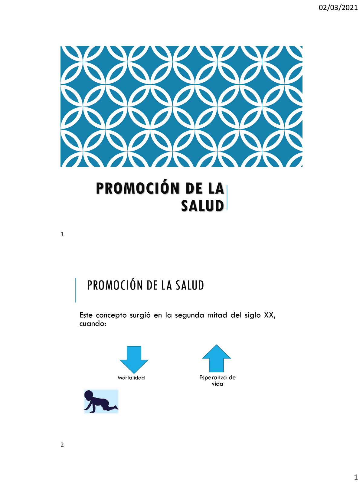 2. Promoción De La Salud Y Niveles De Prevención - PROMOCI”N DE LA ...