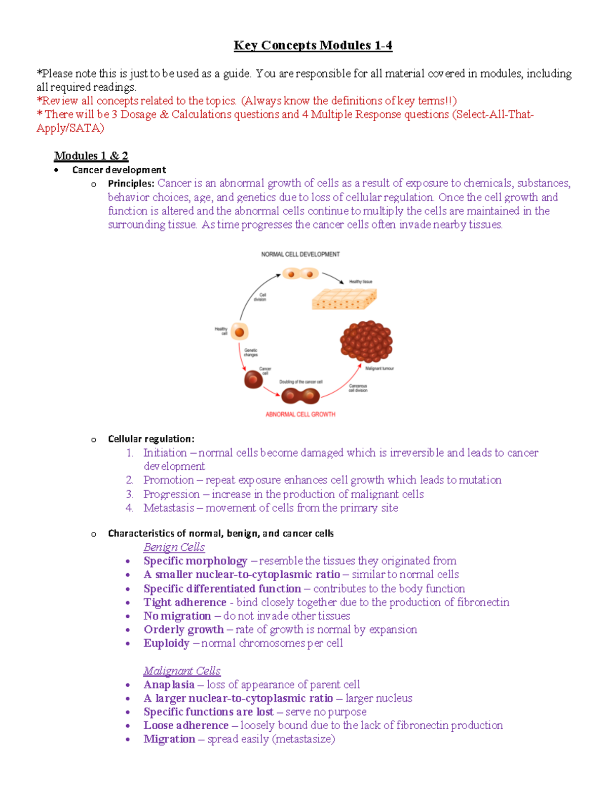 Key Concepts Mods 1-4 - Key Concepts Modules 1- *Please note this is ...