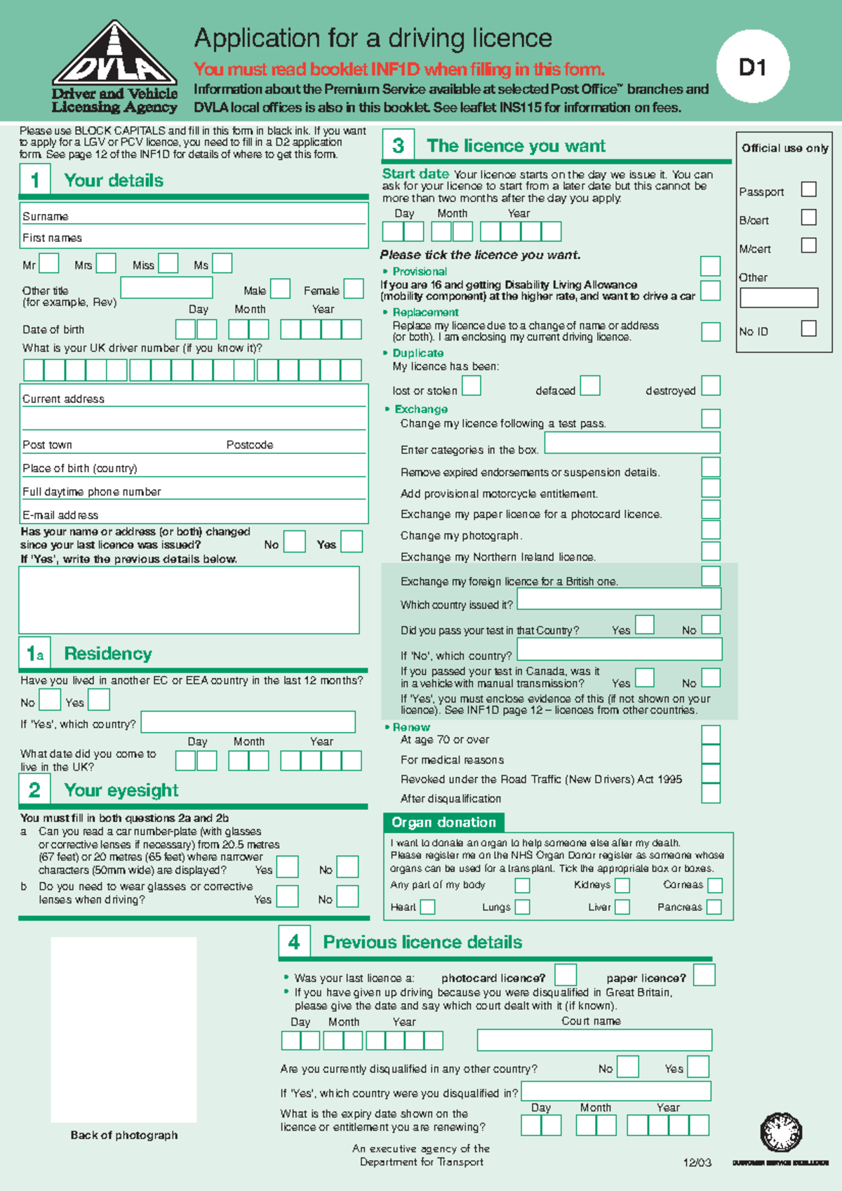 d1-form-dvla-good-stuff-official-use-only-passport-b-cert-m-cert