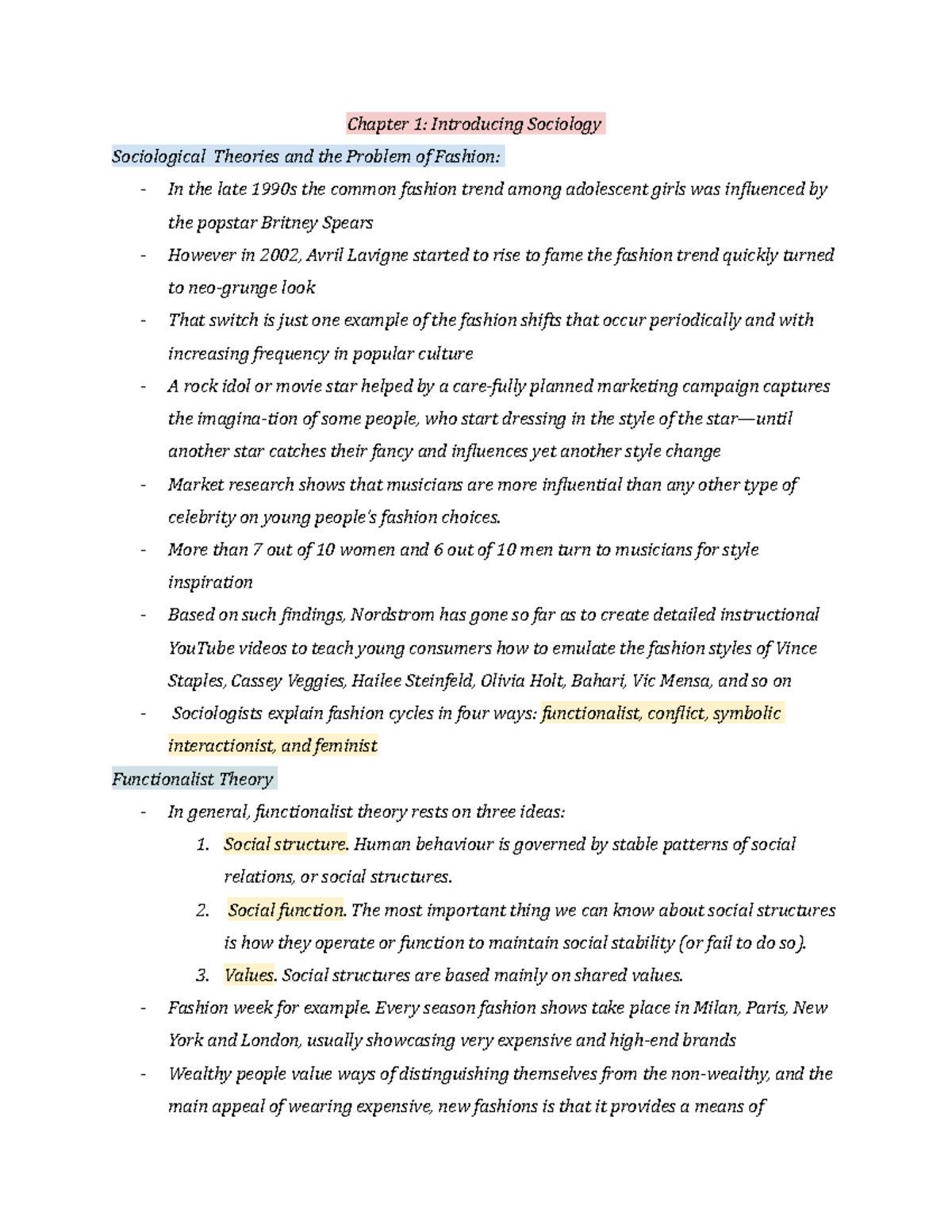 Chapter 1 Introducing Sociology - Chapter 1: Introducing Sociology ...