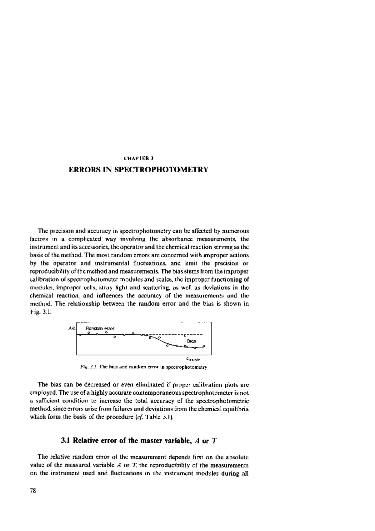 Firstpagepdf C H A P T E R 3 ERRORS IN SPECTROPHOTOMETRY The