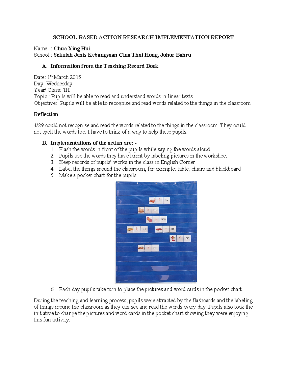 AR ppd - An action research report - SCHOOL-BASED ACTION RESEARCH ...