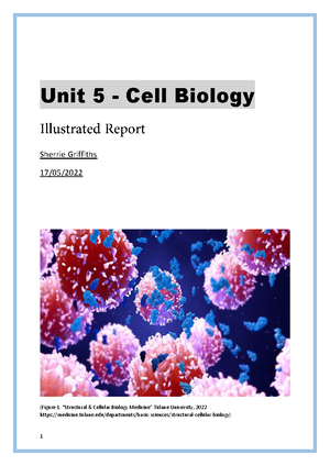 Cell Biology - UNIT 5 - CELL BIOLOGY By Bethany Dibble 02. Introduction ...