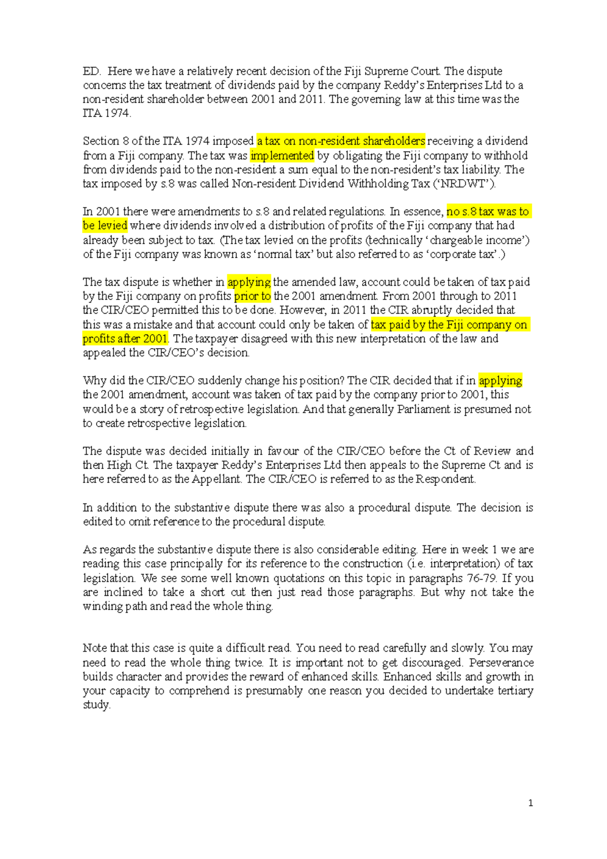 Reddys Enterprises Ltd v CEO FRCA edited - ED. Here we have a ...