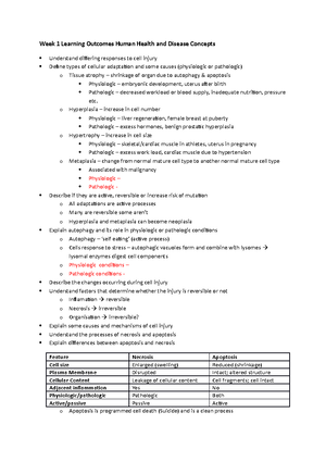 Week 13 Learning Objectives - Week 13 Learning Objectives Describe the ...