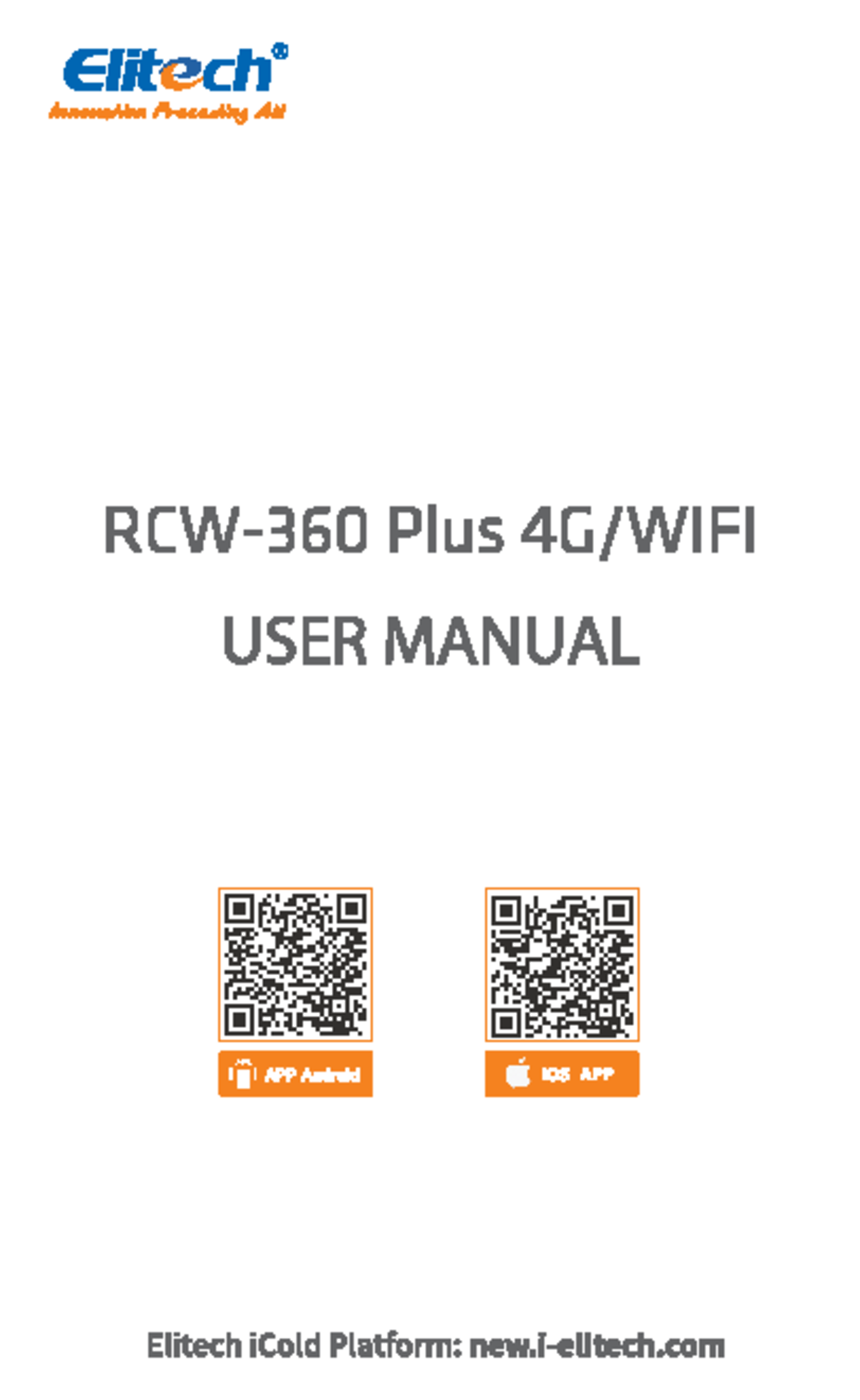 Elitech Sonde Combinée Température Humidité 5m Pour RCW