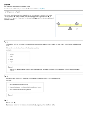 Ch 07 HW Part 1 - Chapter 7 Physics Homework For Mastering - Ch 07 HW ...