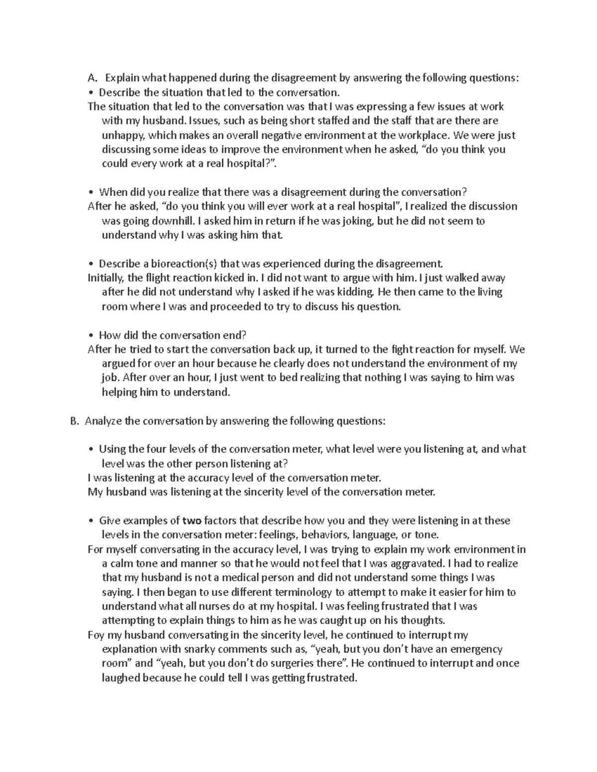 Task 2 - paper for task 2 - A. Explain what happened during the ...