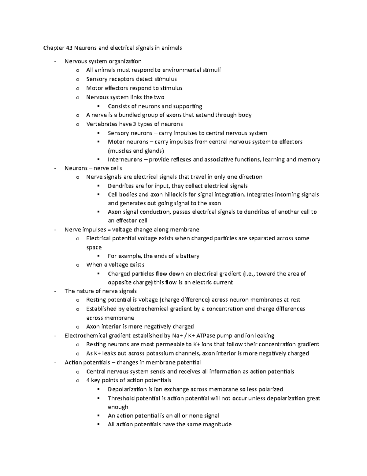 biology-lecture-notes-16-chapter-43-neurons-and-electrical-signals-in