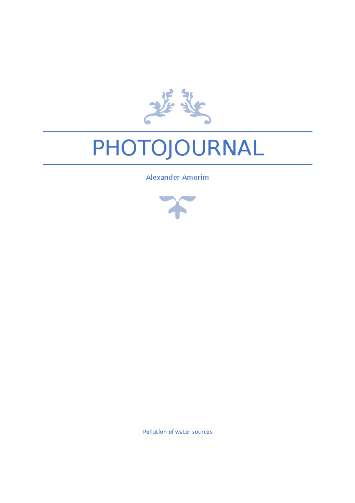 Photojournal LO 2021 LO photo journal PHOTOJOURNAL Alexander Amorim