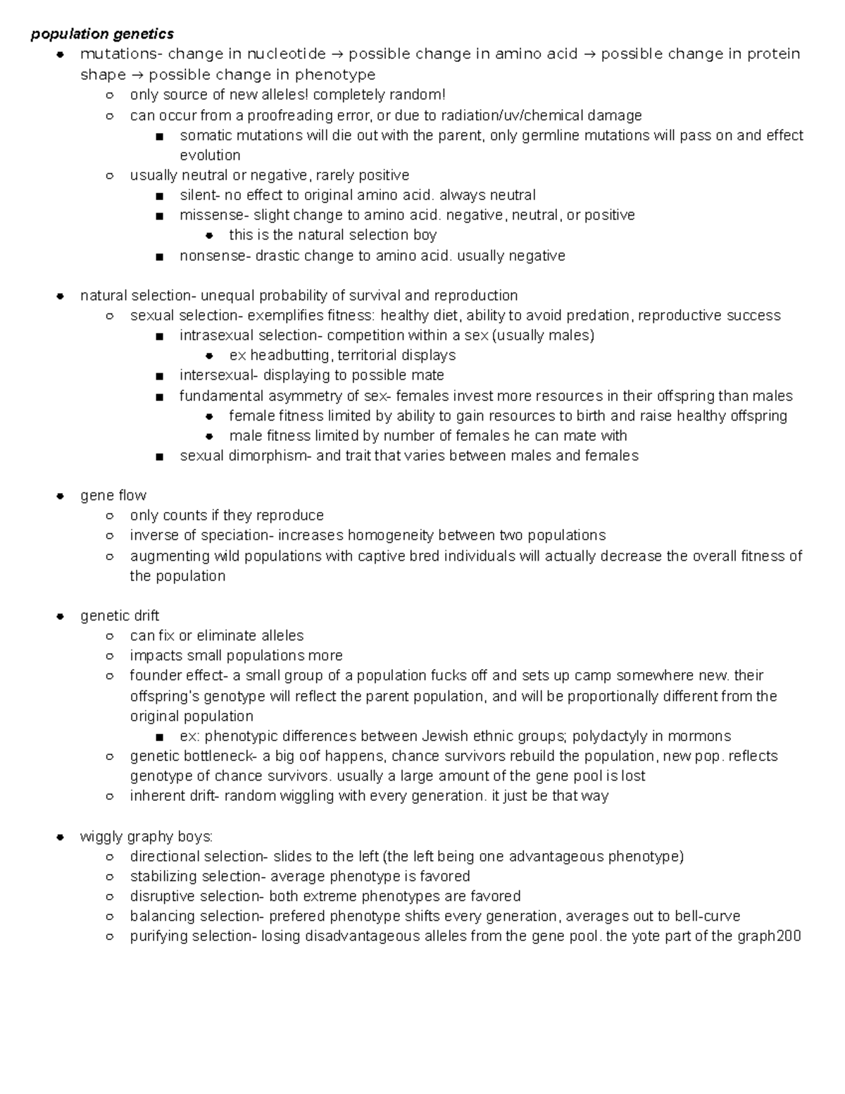 Exam 2 Review - BIOL 108 - Studocu