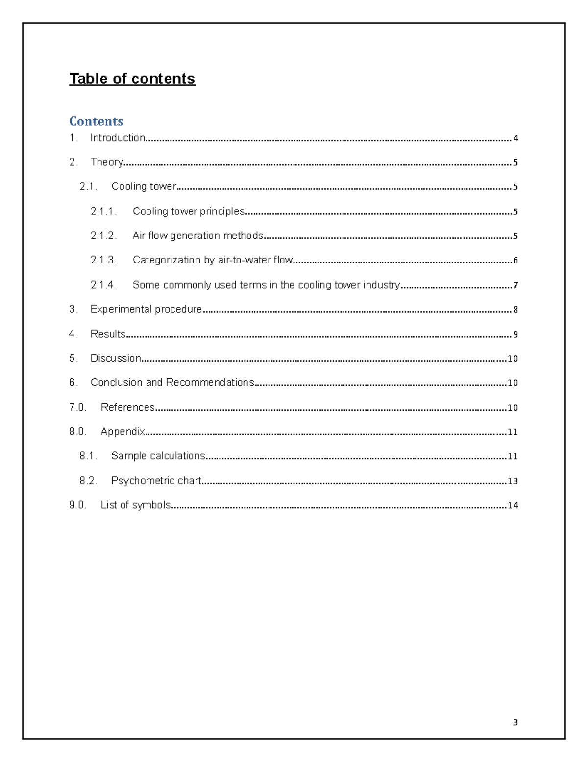 Cooling tower - HEAT TRANSFER - Table of contents 1. Introduction ...