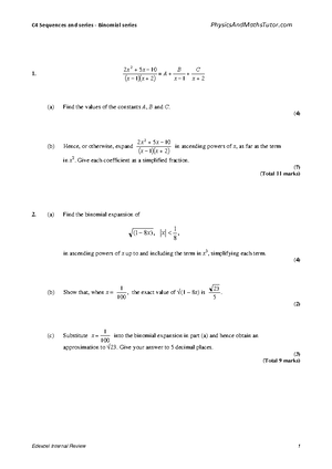 3 06a Igcse Maths 4ma1 1h January 2020 Mark Scheme Pdf Mark Scheme Standardisation 3 06a Igcse Maths 4ma1 1h January 2020 Mark Scheme Pdf Mark Scheme Standardisation