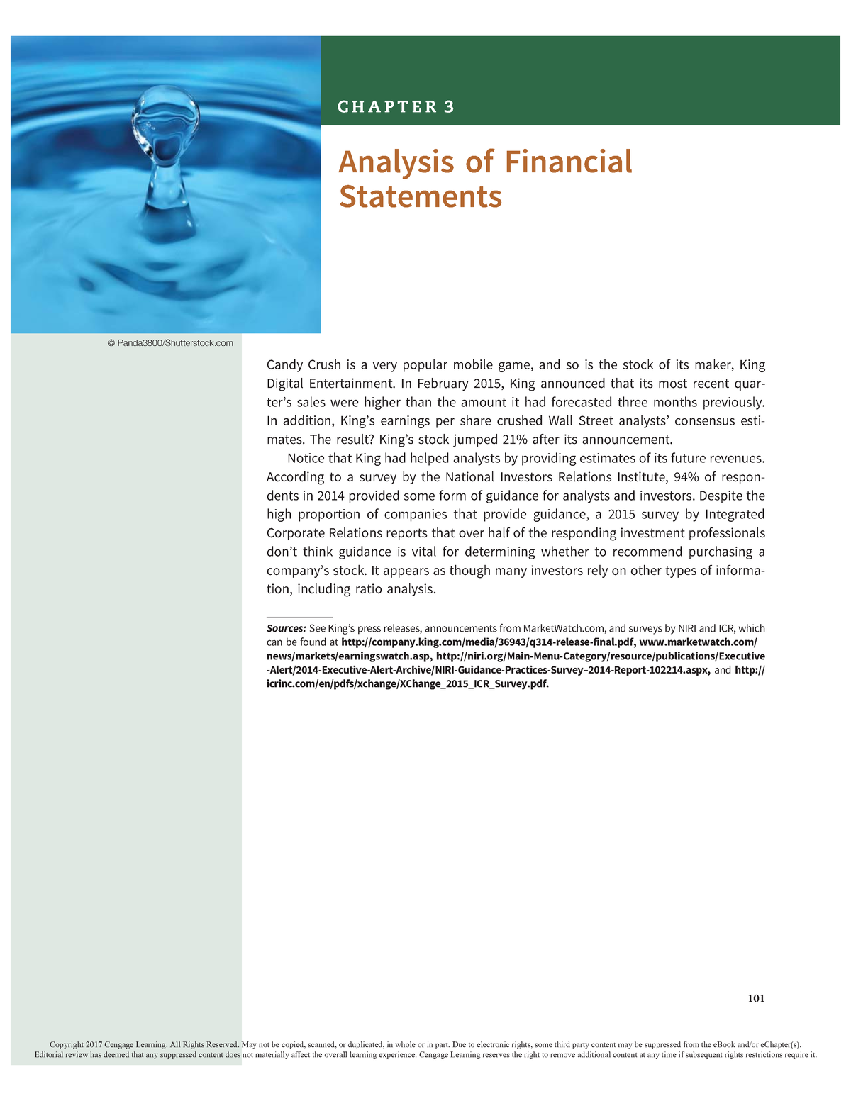 section 3 financial statement presentation paragraph 3.17(d)