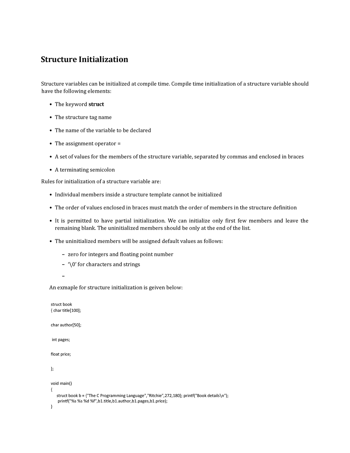 structure-initialization-copying-and-comparing-structure-variable