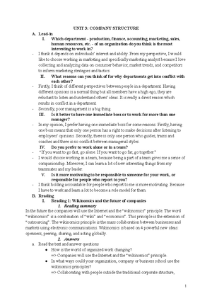 UNIT 4 (ESP111) - ... - UNIT 4. MANAGING ACROSS CULTURE LEAD- IN 1 ...