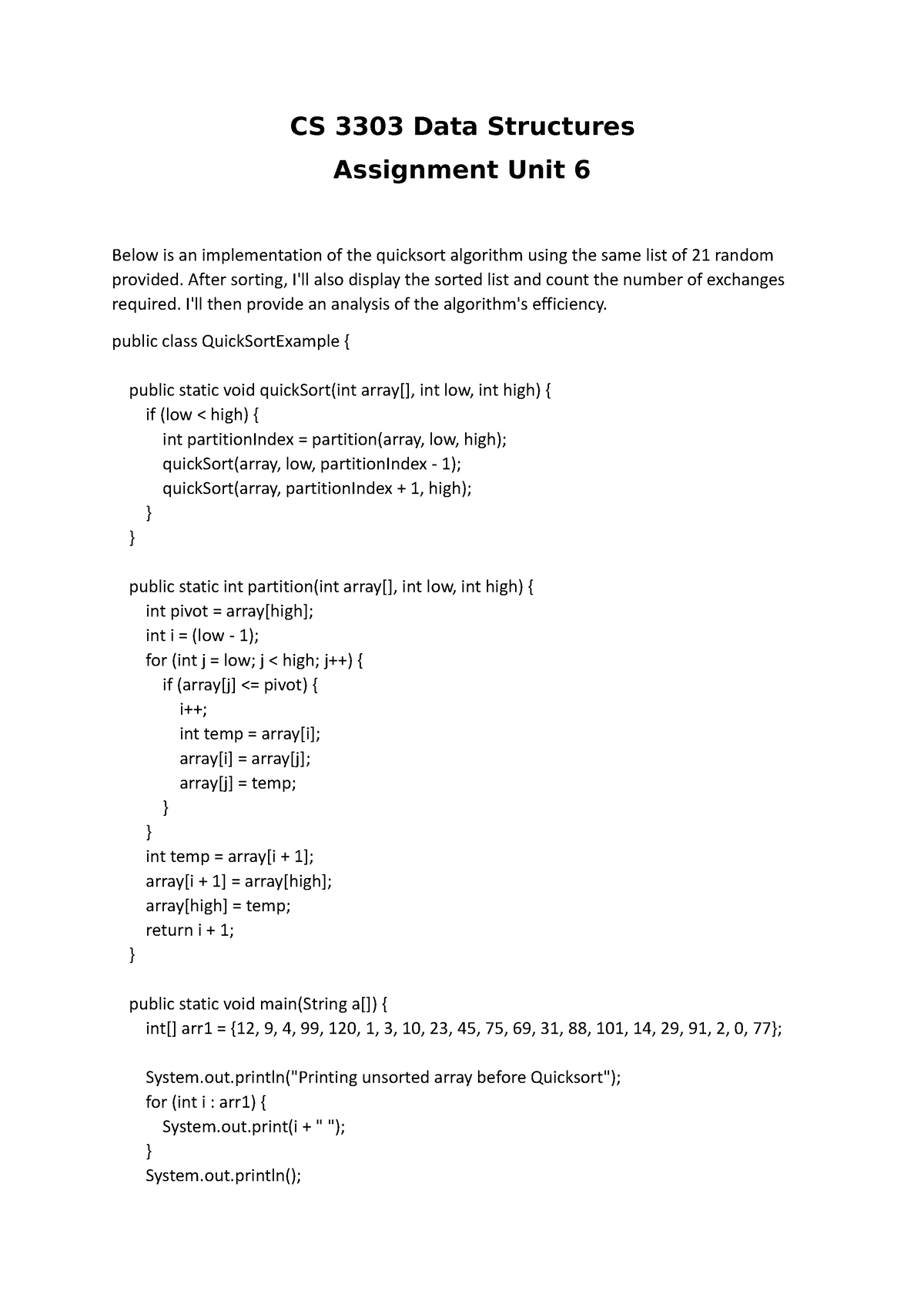 data structures assignment questions