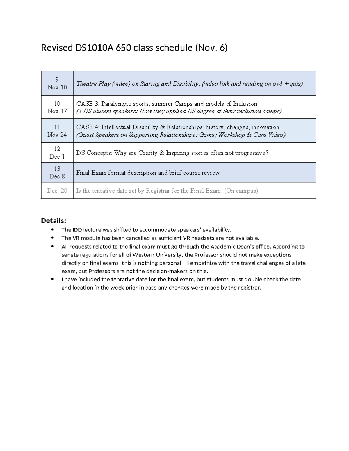 schedule-revisions-ds1010a-650-revised-ds1010a-650-class-schedule