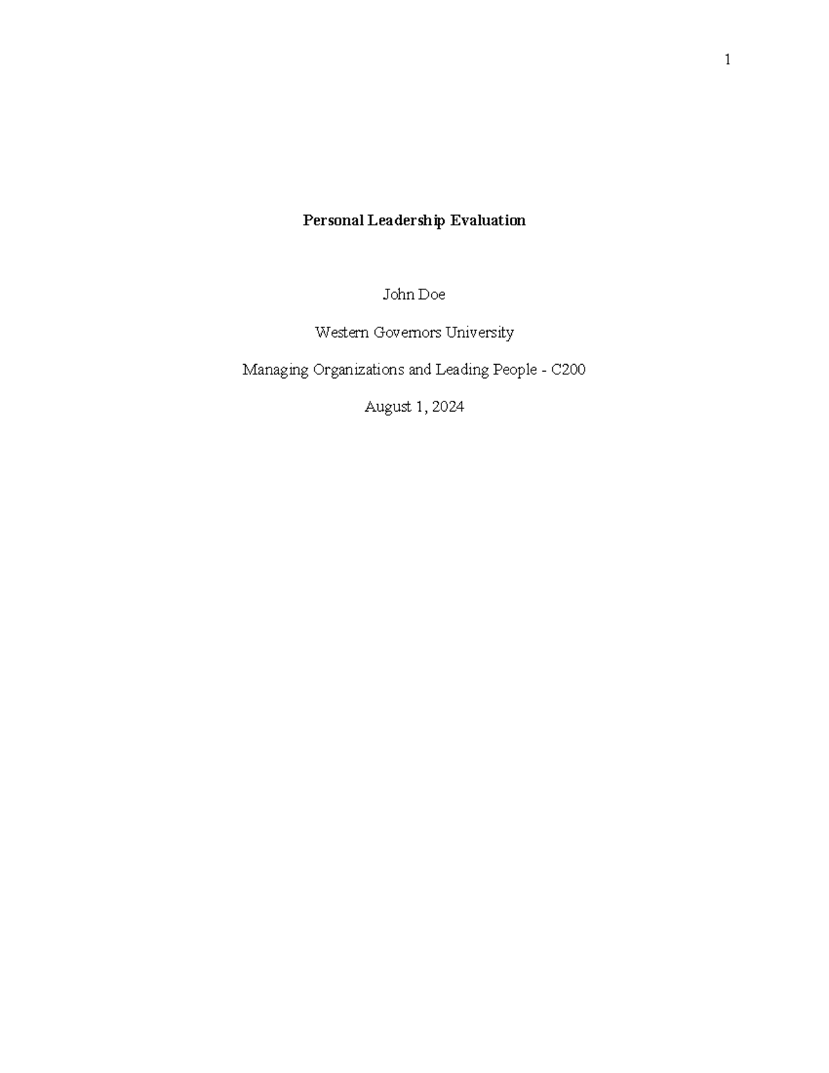 C200 Task1 - Write a paper (suggested length of 6–10 pages) by doing ...