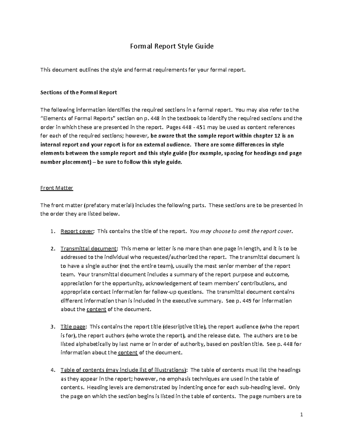 formal-report-style-guide-sections-of-the-formal-report-the-following